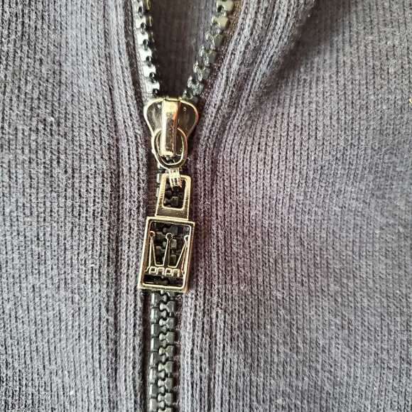 DADA SUPREME Large Grey/ Black Zip Up Hoodie - Picture 7 of 10